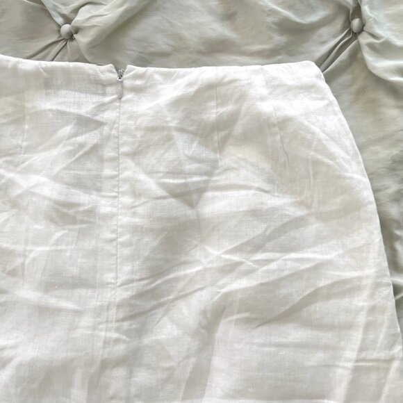 Ann Taylor Embroidered Linen Skirt - Picture 5 of 5